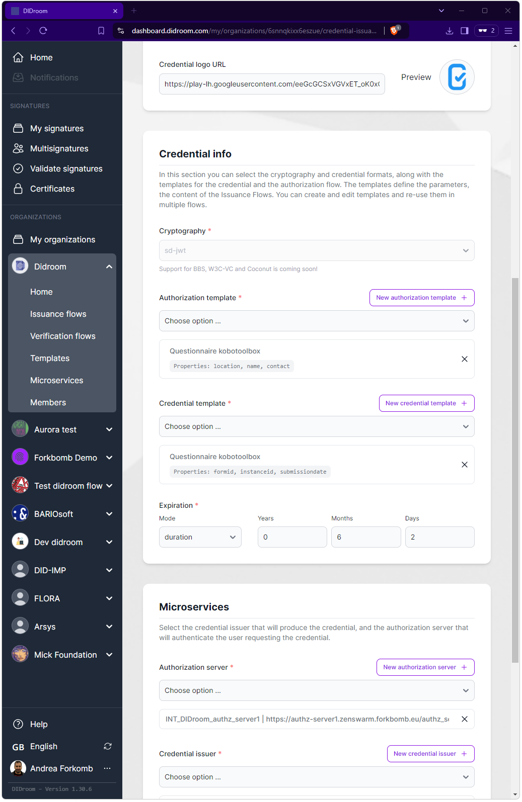 dashboard-flow-editor