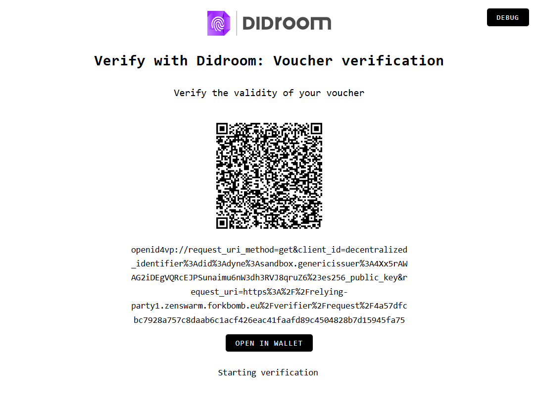 Users Landing Page